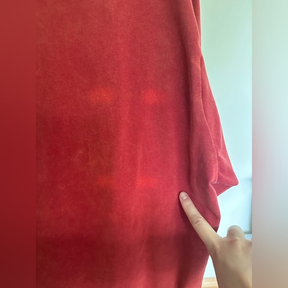 Jordan Oversized Fit Men’s Red/Orange Burnt color Vintage Shirt 100% Cotton - Picture 10 of 10